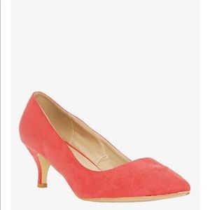 Torrid 10W Coral Kitten Heels